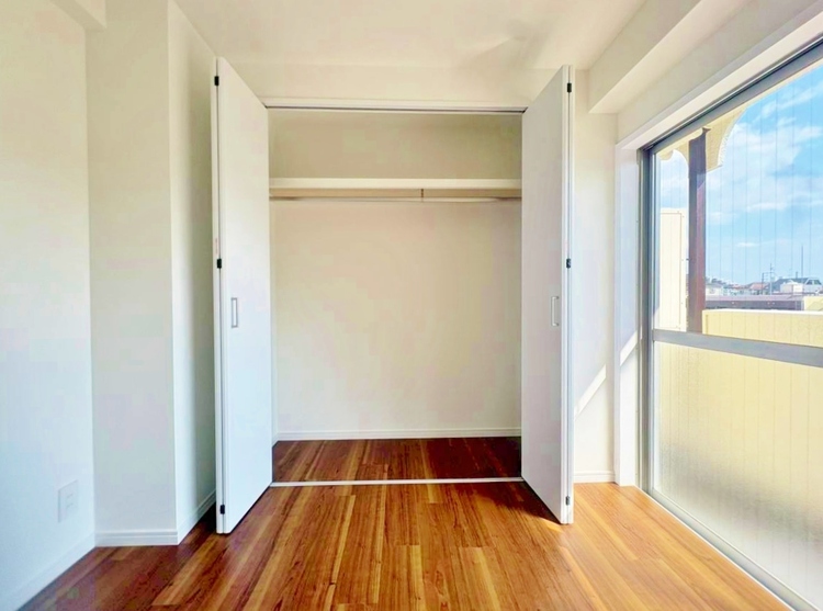 収納 居室にはクローゼットがあり、荷物もスッキリ収納して快適にお過ごしいただけます。