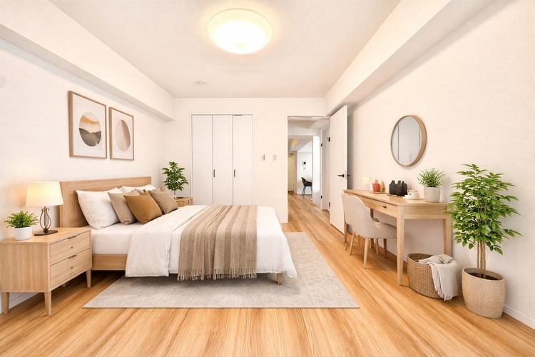 内装 【居室】家具のレイアウトがしやすく、暮らしに合わせやすい物件。