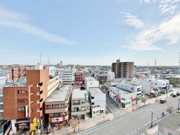 バルコニー 頬をなでる、優しい風を感じることが出来ます。