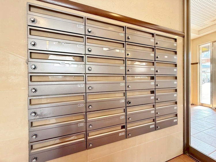その他 郵便物を受け取るための郵便受けも、きちんと管理されています。