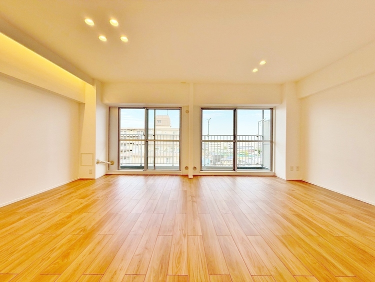 居間 豊かな居住性と、安心感を満たすクオリティが見事に調和した住空間。