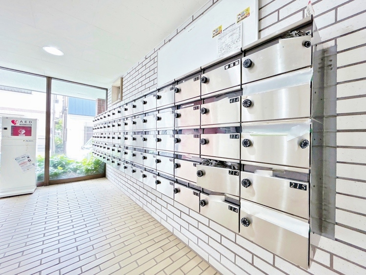 設備 郵便物を受け取るための郵便受けも、きちんと管理されています。