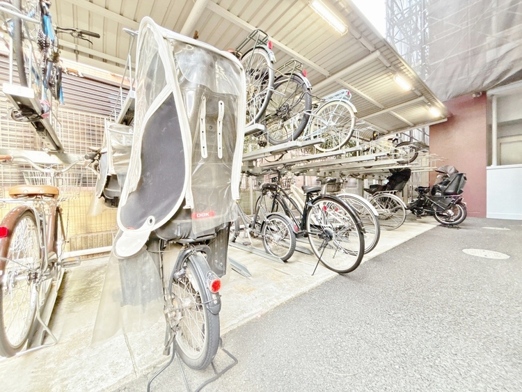 その他 きちんと整備された駐輪場。住む方の心遣いが感じられます。