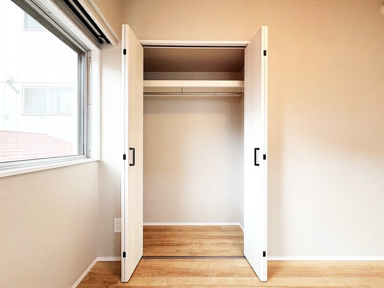 収納 居室にはクローゼットがあり、荷物もスッキリ収納して快適にお過ごしいただけます。