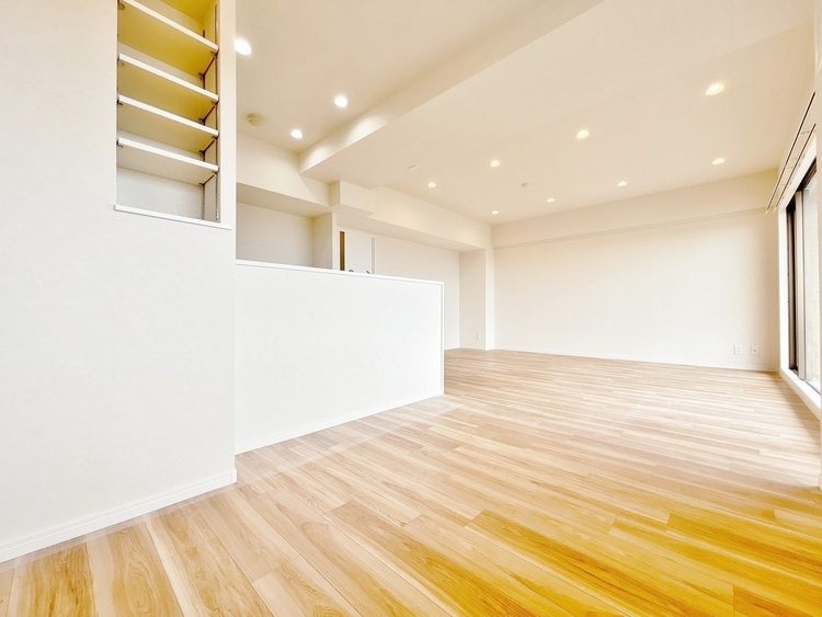 居間 ひとつひとつの空間に宿した機能性、そして美意識。