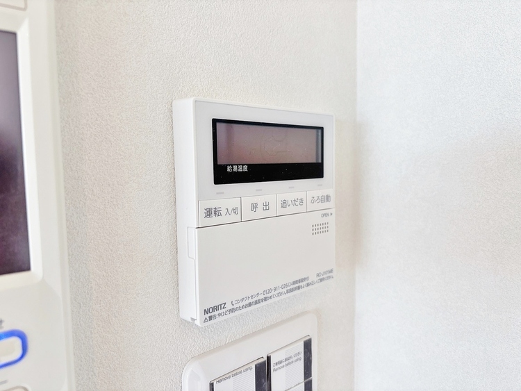 設備 見やすい画面で操作しやすい給湯パネルです。