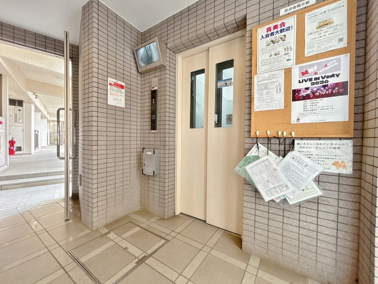 収納 エレベーターの管理も、きちんと行き届いてます。