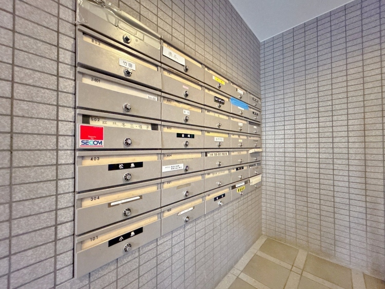 設備 郵便物を受け取るための郵便受けも、きちんと管理されています。