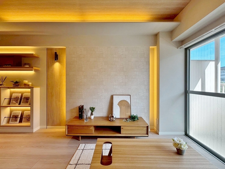 居間 「空間が織り成すひとつ先の住み心地」を演出します。