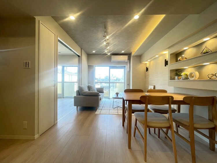 居間 「空間が織り成すひとつ先の住み心地」を演出します。