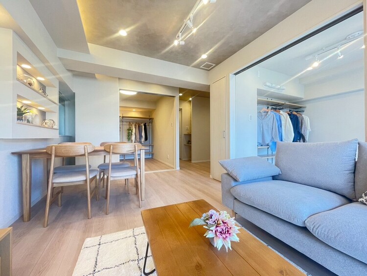 居間 ひとつひとつの空間に宿した機能性、そして美意識。