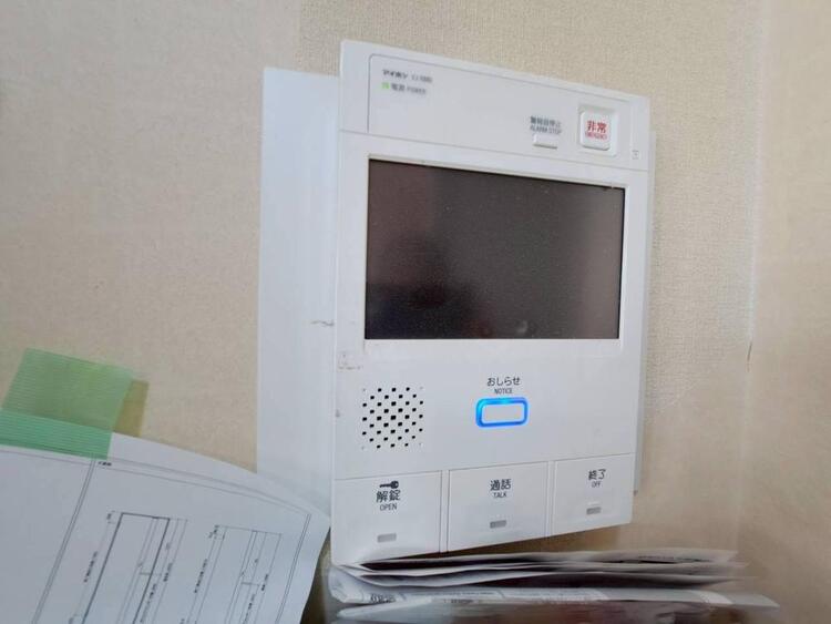 その他 誰が来てもわかる様にモニター付きインターホンを設置。