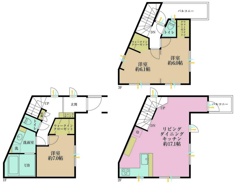 その他 2LDK、土地面積87.01m2、建物面積87.12m2