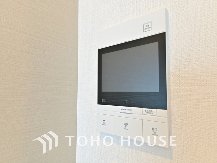 その他 来客が一目でわかるモニター付きインターホン