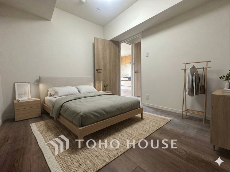 内装 ※生成AIによるイメージです。家具・小物は販売価格に含まれません。感性を育むプライベートルームはシンプルでスマートな空間。好みの空間で読書をしたり、音楽を聞いたりと一人の時間も充実したものにできます。