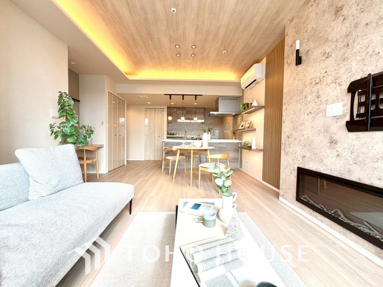 内装 【LIVING】◆家族◆愛する家族を一目で見渡せる。家族が集う空間。永遠に続く幸せな毎日を、ここで。