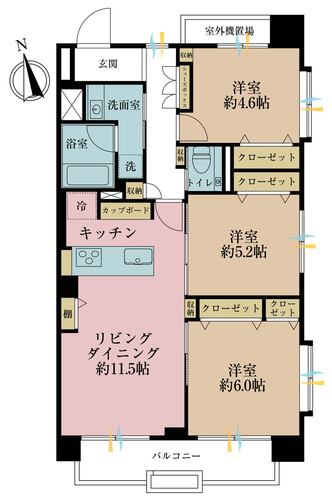 グリーンパーク第１５綾瀬の物件画像