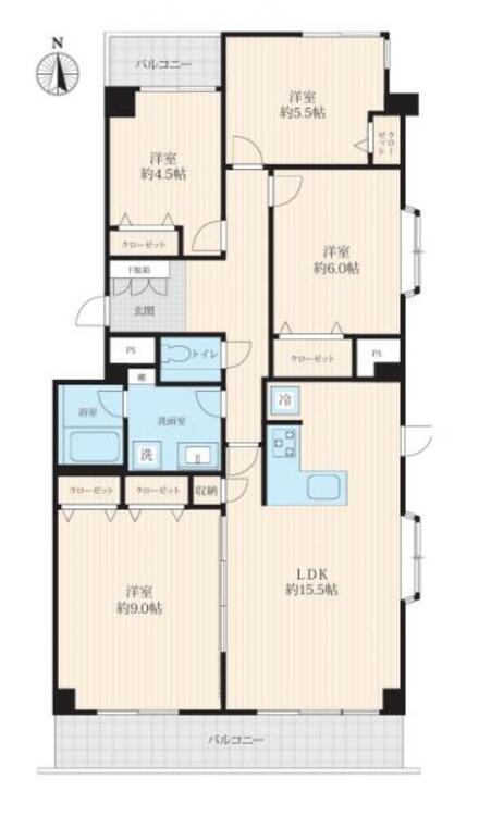 間取り 輝く美しさが広がる、内装リフォーム物件の魅力。