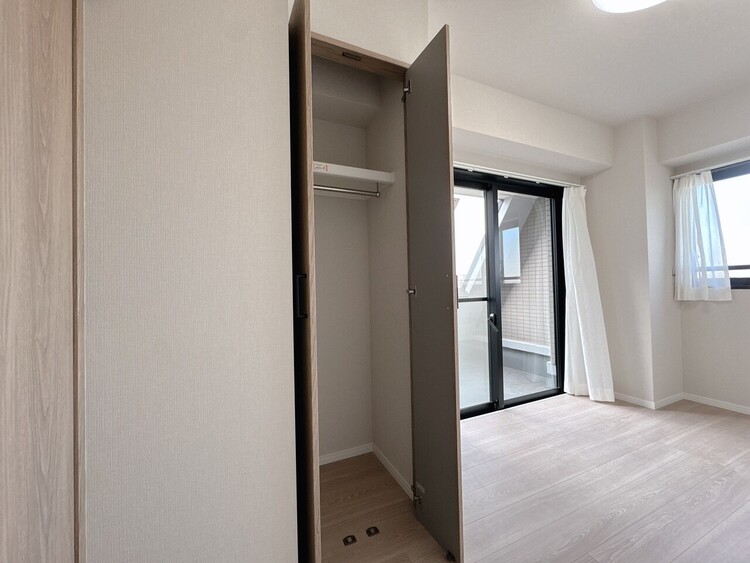 収納 居室にはクローゼットがあり、荷物もスッキリ収納して快適にお過ごしいただけます。