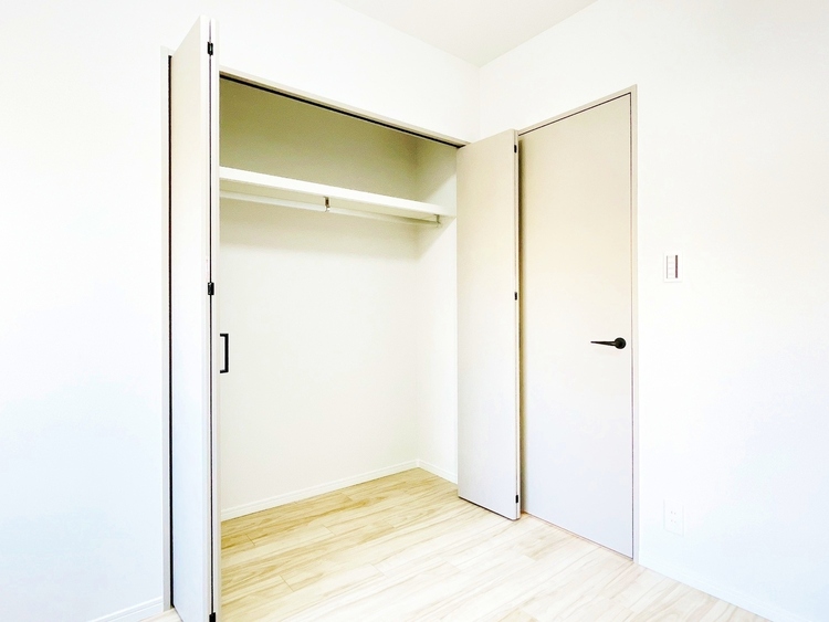 収納 居室にはクローゼットがあり、荷物もスッキリ収納して快適にお過ごしいただけます。