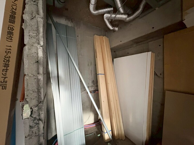 その他 十分な広さの脱衣所。