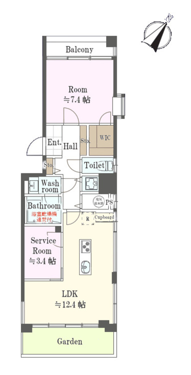 その他 2LDK、専有面積63.1m2