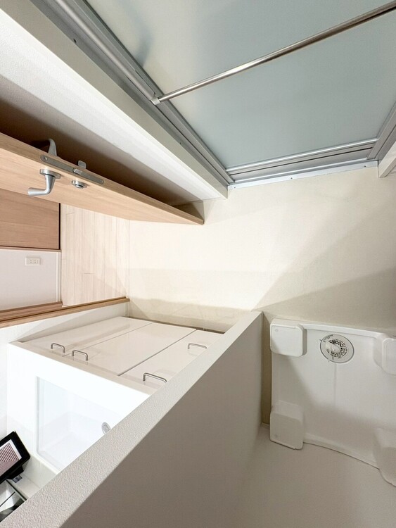 その他 十分な広さの脱衣所。