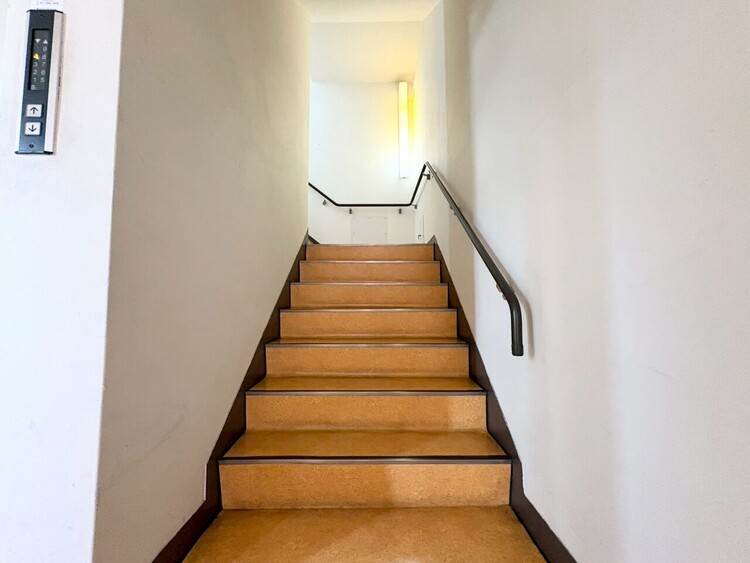 その他 共用部の階段です。明るく清潔に管理されています。