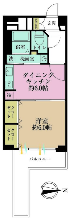 その他 1DK、専有面積35.89m2