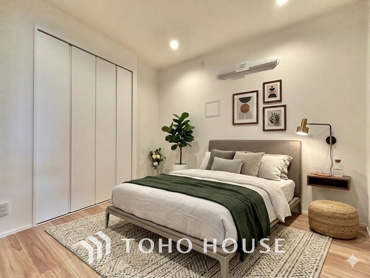 内装 ＊配置してある家具や小物はCGによるイメージ画像です。感性を育むプライベートルームはシンプルでスマートな空間。