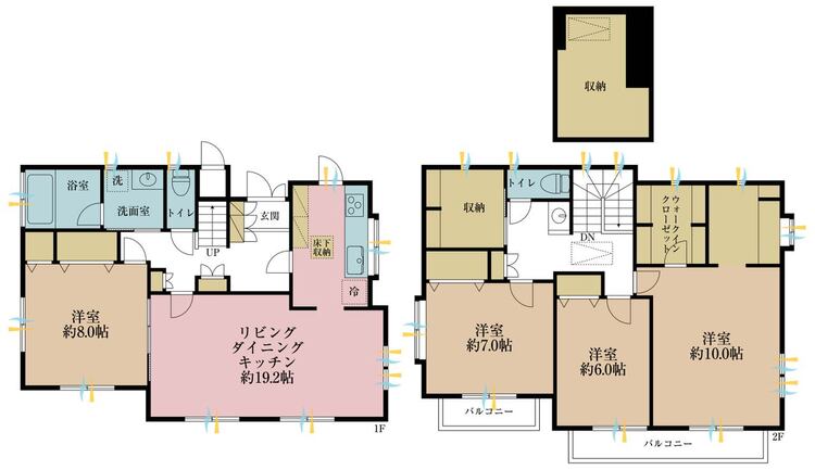 その他 4LDK+S（納戸）、土地面積174.39m2、建物面積136m2