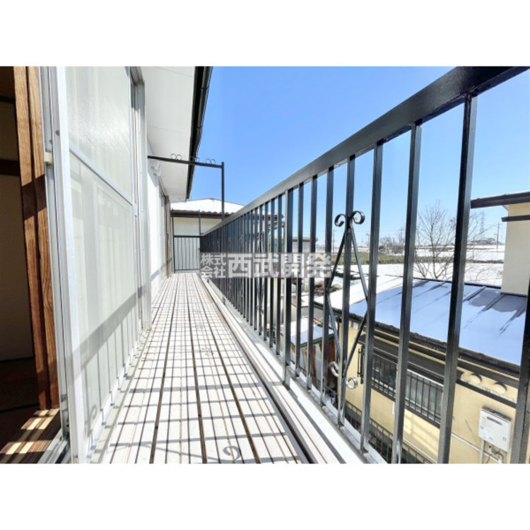 バルコニー 2月9日撮影