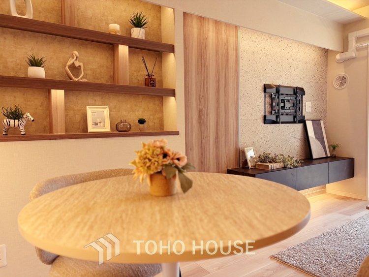 内装 【LIVING】◆simple is best◆無駄のない綺麗なつくりのリビングルームであなただけの暮らしを。