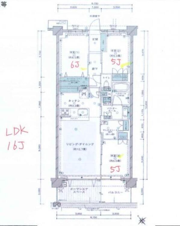 間取り 【間取り図】収納豊富な間取りです！築浅の物件です！