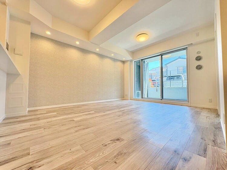 居間 豊かな居住性と、安心感を満たすクオリティが見事に調和した住空間。