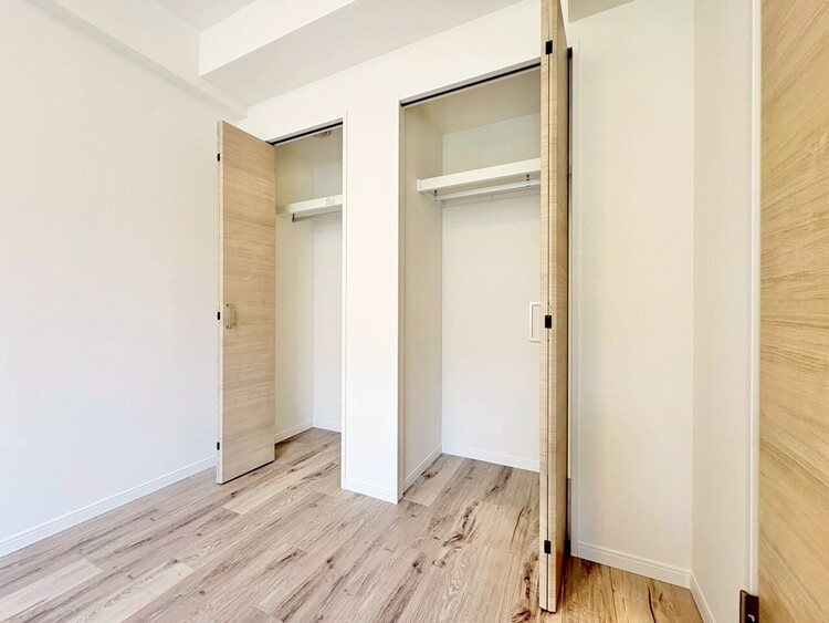 収納 居室にはクローゼットがあり、荷物もスッキリ収納して快適にお過ごしいただけます。