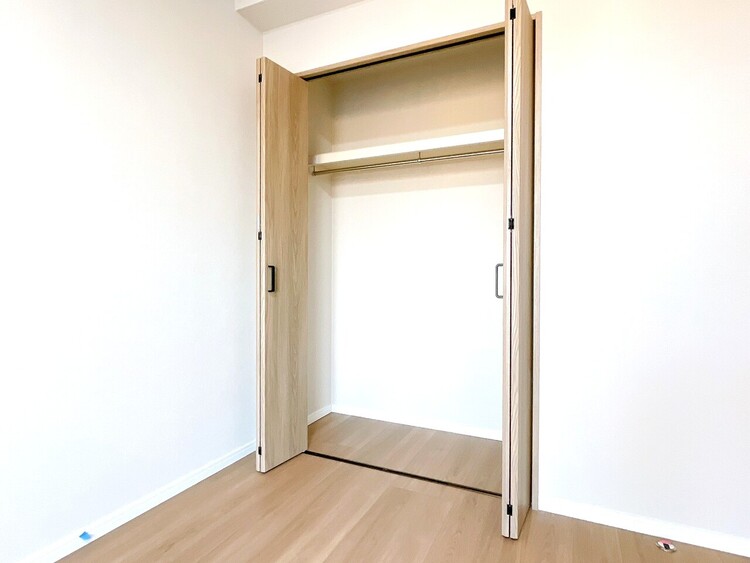 収納 居室にはクローゼットがあり、荷物もスッキリ収納して快適にお過ごしいただけます。