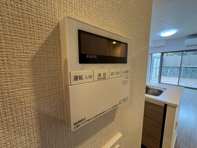 設備 見やすい画面で操作しやすい給湯パネルです。