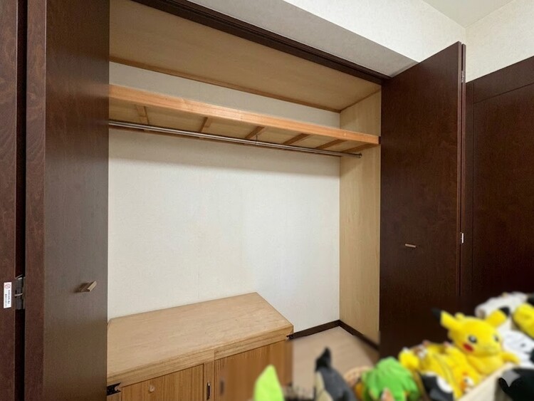 収納 暮らし心地を大きく左右する収納を、適材適所に配置し使い勝手を考慮しました。※加工により一部家具消しを施しております。