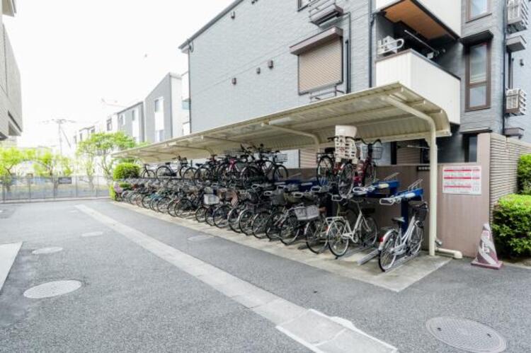 その他 敷地内に設けられた駐輪スペース。