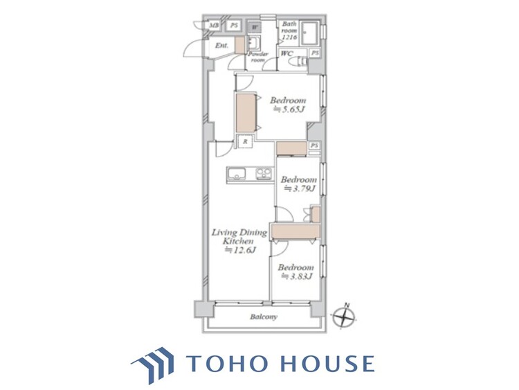 間取り リノベーション実施住戸。空間演出に拘り整然とセンス良く纏められた室内は最高の癒し空間でなければなりません。そこで暮らす方々のことを考え抜き、そして造りこんだ空間は極上の癒しを提供してくれます。