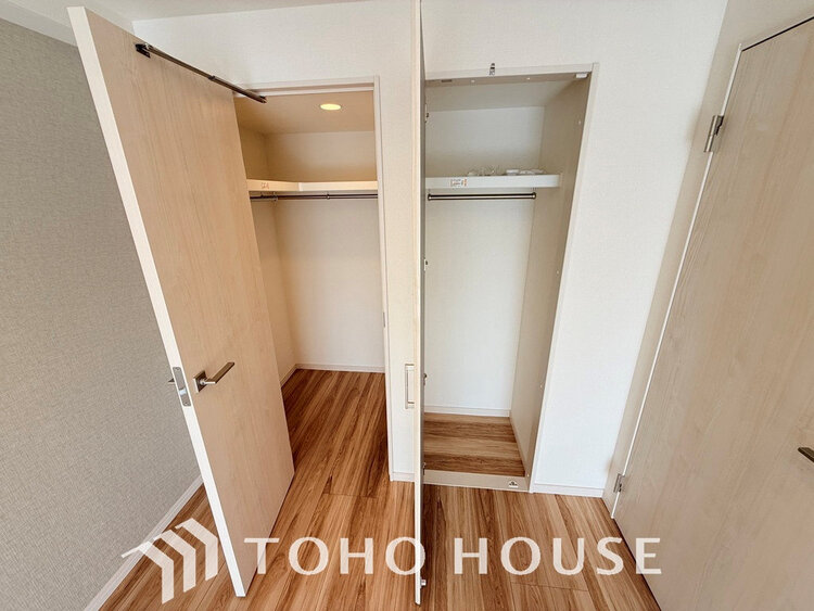 収納 収納スペースを完備、荷物が多い方でも安心の収納力