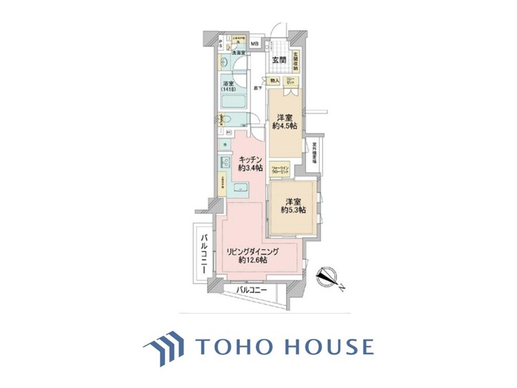 間取り 【間取り】※CG加工しています。