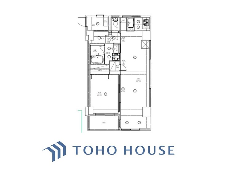 間取り 3800万円、1LDK、専有面積51?