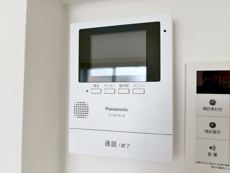 その他 誰が来てもわかる様にモニター付きインターホンを設置。