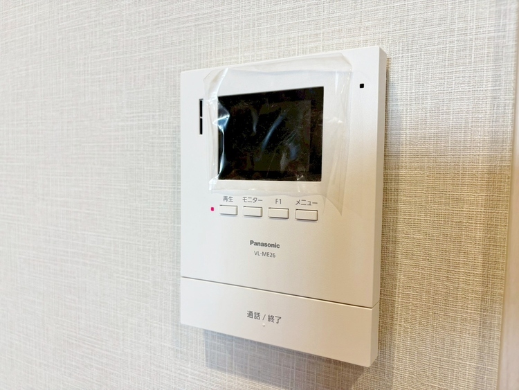その他 誰が来てもわかる様にモニター付きインターホンを設置。