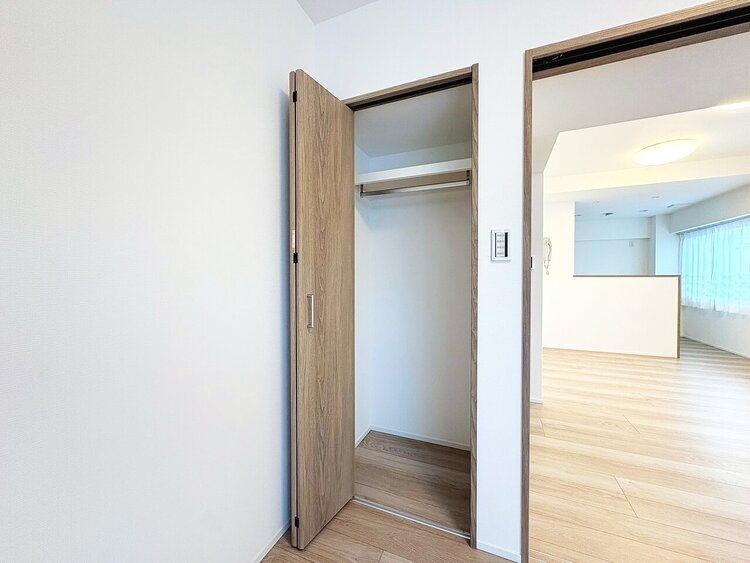 収納 居室にはクローゼットがあり、荷物もスッキリ収納して快適にお過ごしいただけます。