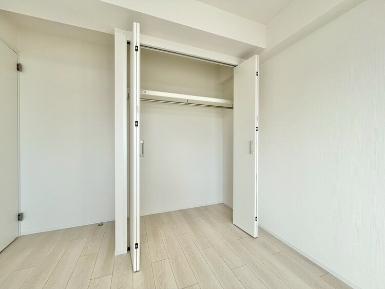 収納 居室にはクローゼットがあり、荷物もスッキリ収納して快適にお過ごしいただけます。
