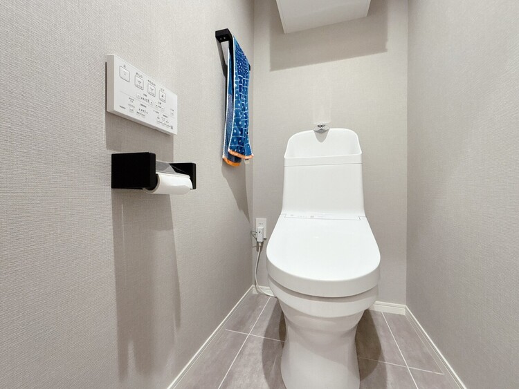 トイレ 暮らしの中のさりげないひとときの快適さにも、こだわりを、持って設備を配しております。