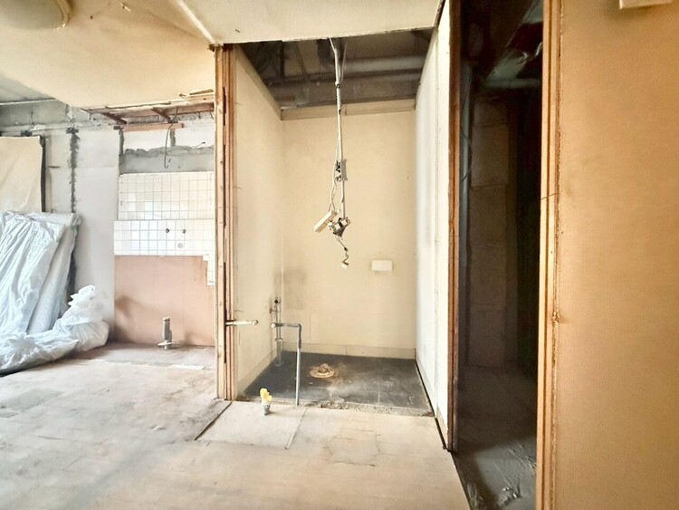 その他 十分な広さの脱衣所。